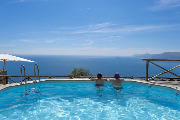 Casa Punta Di Diamante - Infinity Sea View Pool - Amalfi Coast
