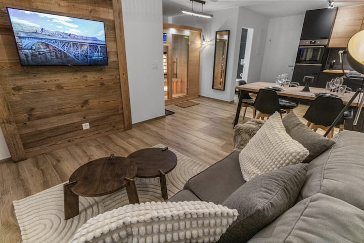 Appartement Rénové Avec Vue Panoramique Et Sauna - Saas Fee