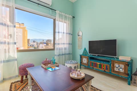 Sour- 1-BR Apt. by "961 Station in Mar Mikhael"
