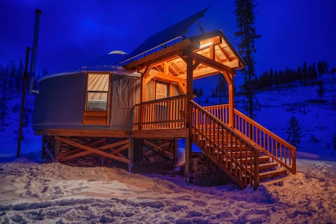 Idaho Wilderness Yurts, Green Yurt
