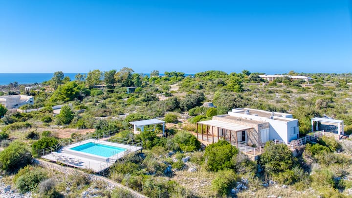 Villa Panoramique Avec Piscine Proche De La Plage - Ugento