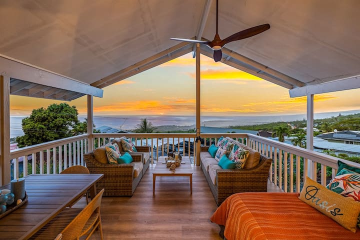 Upscale Kona Retreat, Ocean Views, Private Pool