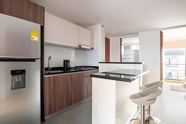 Apartaestudio Central Cómodo Cálido Wifi Ascensor - Tabio