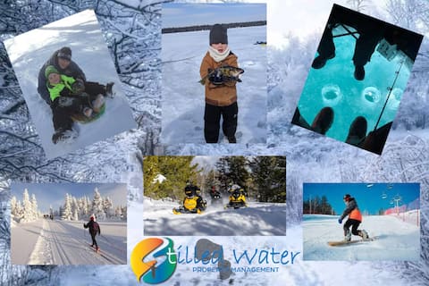 Winter Waterfront—Ice Fishing, Trails 3 mi!