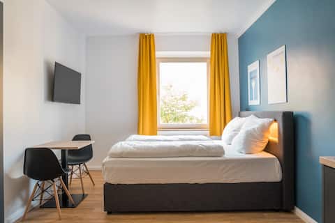 Leistungsstarkes Airbnb: Standard Double Apartment - Antares Apartments in Friedrichstadt