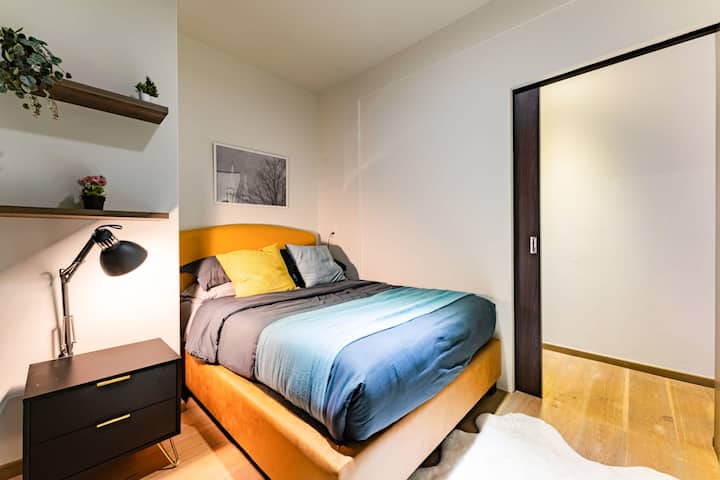 El dormitorio 3 tiene una cama doble para 2 huéspedes.