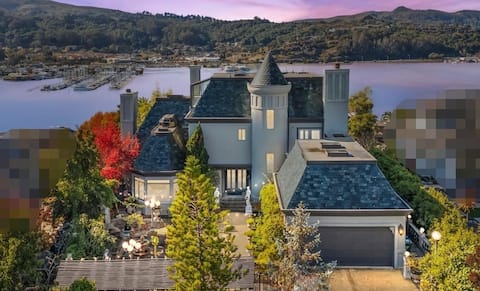 Tudor Revival Castle with Bay Views 5bd 5 bath
