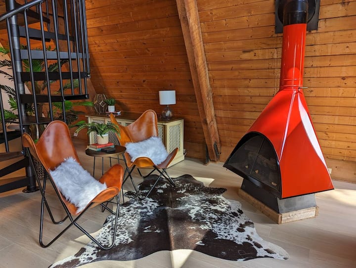 Family A-frame Cabin W/ Lake Access! - Cedar Lake, Union Grove