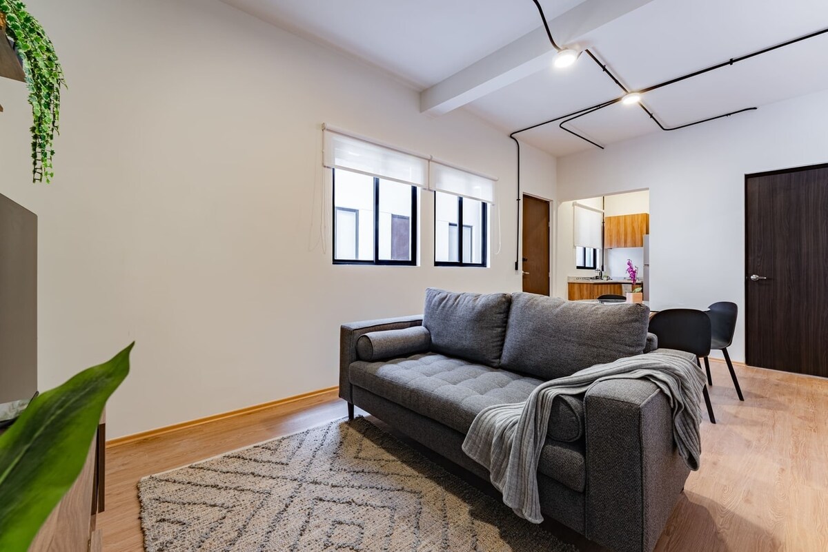 Airbnb con mejor rendimiento: VH | New Polanco 2BR comfortable + wifi&roof | 369 en Los Manzanos