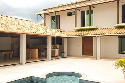 OurApê Guarua: Swimming pool | BBQ grill | Air-conditioning