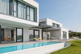 Modern villa Noble with view and pool in Bale