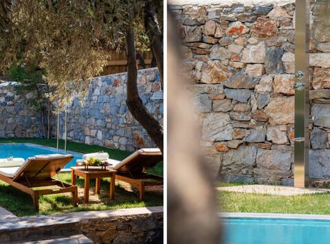 ISholidays Cape Sounio 1Bedroom Villa Private Pool