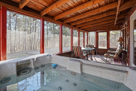 Gamebird Cabin | Private Trails | Covered Hot Tub