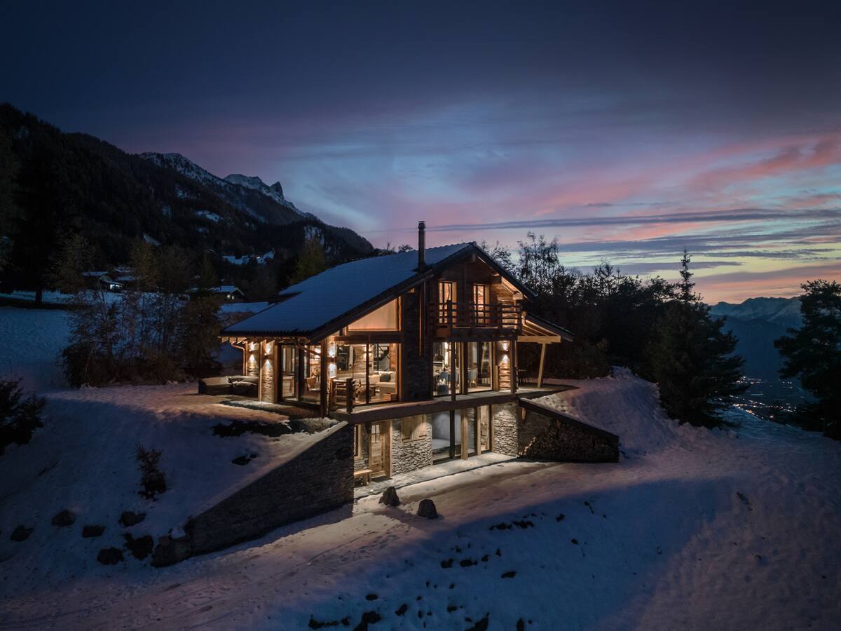 Ganzes Luxus-Ferienhaus mit Spa