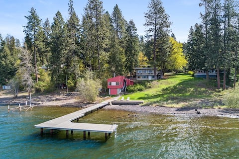 Lakeside Serenity | Retro Cabin | Private Dock