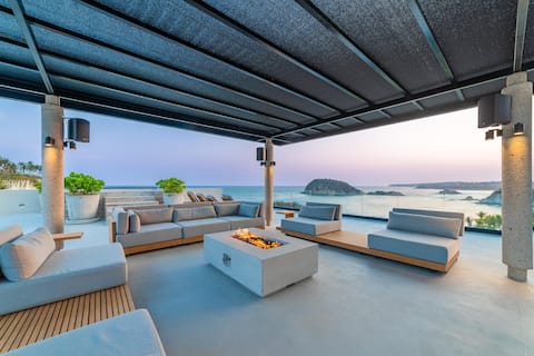 Luxury Oceanfront Villa w/ Pools & Elevator