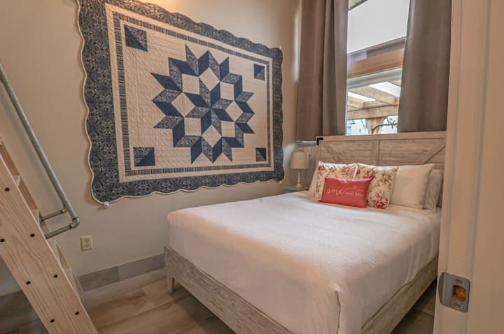 Bedroom 1 with queen bed