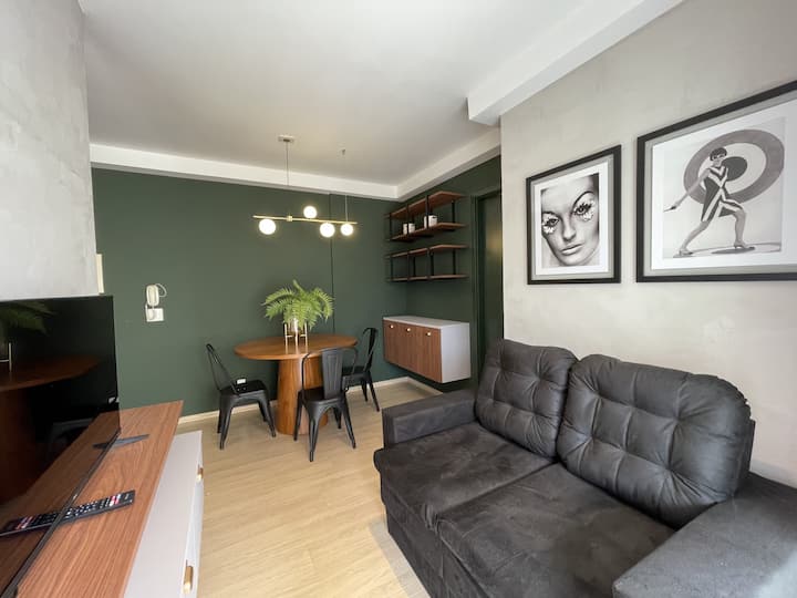 Hype055 - Apt 1 Complete Bedroom With Balcony - São Paulo