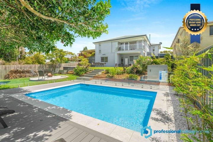 Sea La Vie - Fireplace With Swimming Pool & Spa - Culburra Beach