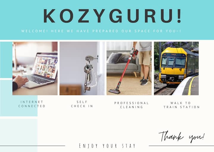 KozyGuru | Parramatta | 2B2B APT