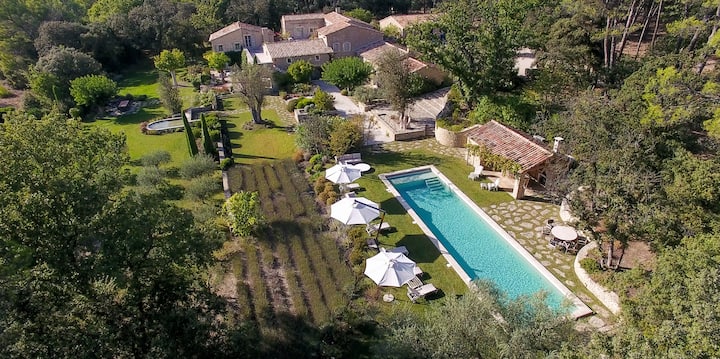 Le Mas Des Lunes - Luxueux Domaine Avec Piscine Au - Gordes