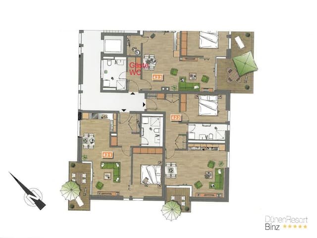 Strandvillen Binz managed Airbnb listing 1