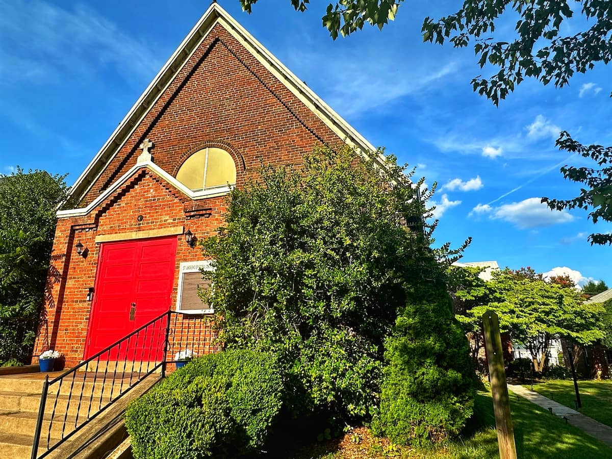 Sanctuary 1890 exterior with front doors