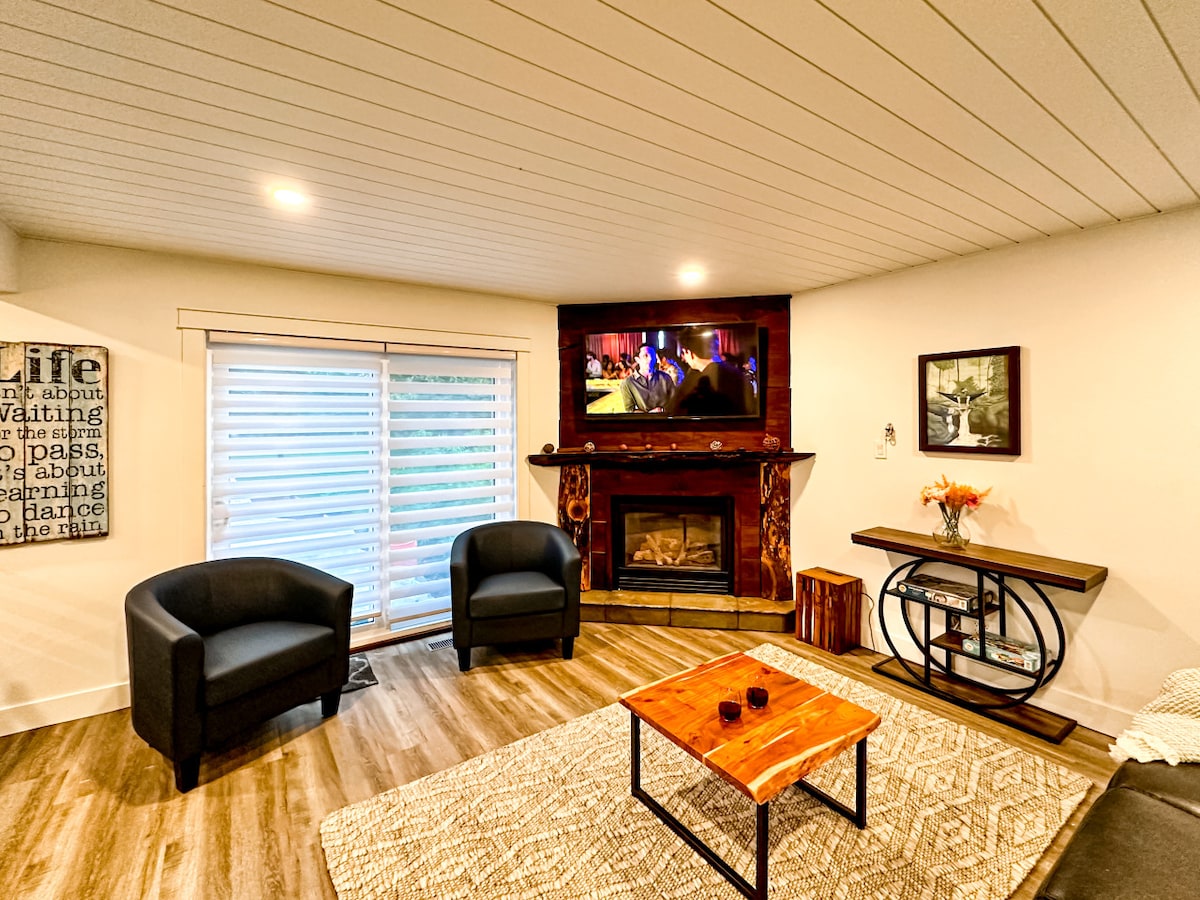 Salon lumineux et relaxant