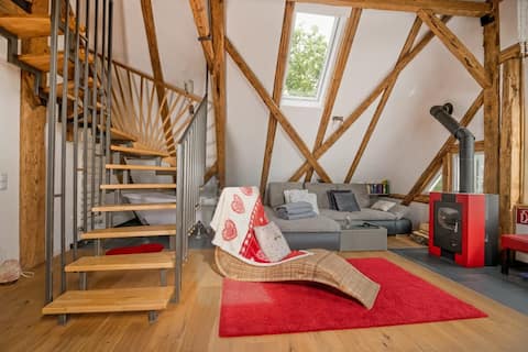 Historic Maisonette with Sauna, Garden and Privacy