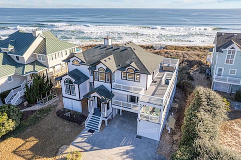 Oceanfront, Heated Pool, 2 Hot Tubs, Game Room