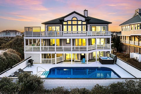 Oceanfront, Heated Pool, 2 Hot Tubs, Game Room*