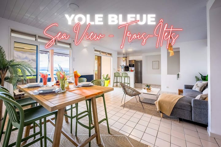Maison Yole Bleue - Vue Sur Les Trois Ilets - Martinique