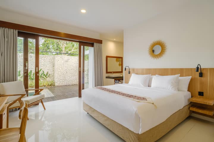 Chumba cha kulala chenye mapambo ya ufundi