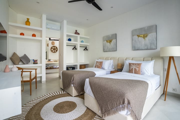 Dormitorio 3 con camas individuales.