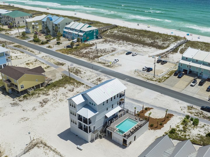 Palm Tree Paradise | Pool + Hot Tub | Gulf Views