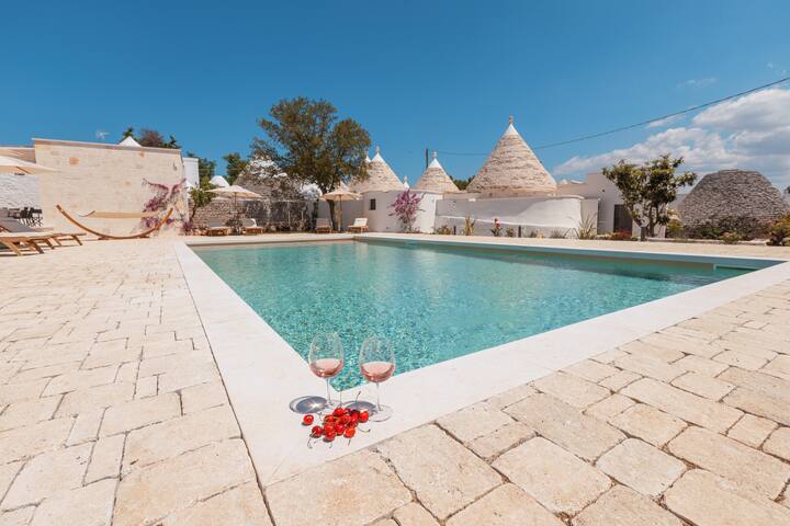 Trulli Zaccano con Piscina Privata
