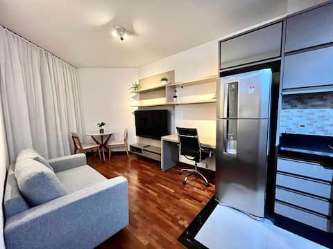 Top Airbnb: Flat Premium 2103- 5 min a pé center vale shopping in São José Dos Campos