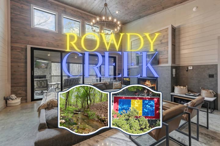 Rowdy Creek Pines Retreat & Hot Tub - Cabins for Rent in Broken