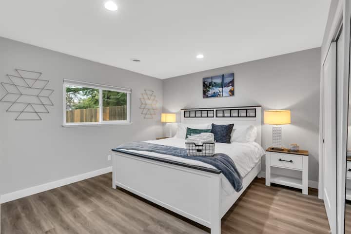 Comfy beds and smart TVs in all rooms