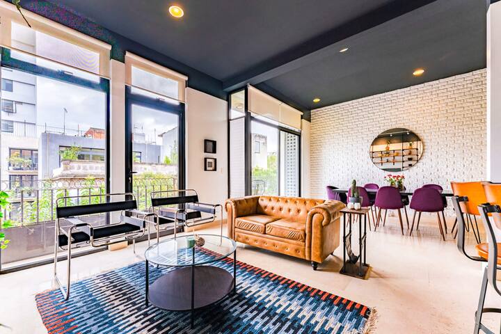 Roma Norte Best for Groups with Balcony, Parking