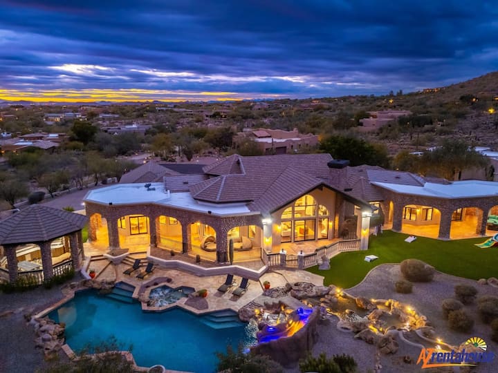 Scottsdale Diamond Mtn Oasis+Waterslide+Pickleball - Houses for
