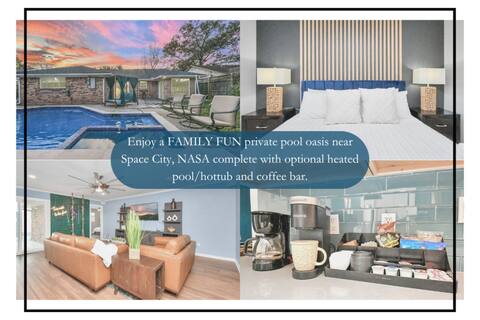 WinterEscape: KingBd, Jacuzzi, Heated Pool, 75” TV