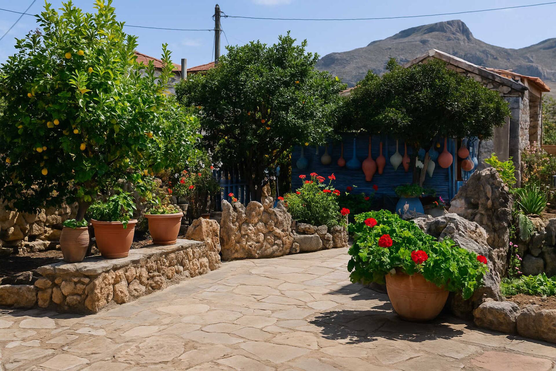 Rhodes Archaggelos Retreat-Nest Among Garden