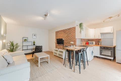 Airbnb performant: Fully-equipped apartment near the center of Lille à Vauban Esquermes