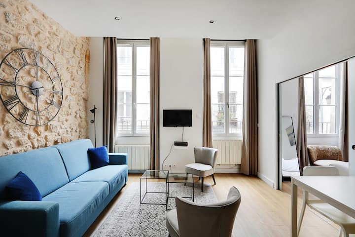 Appart Confortable -1br/4p- Quartier Beaubourg - Paris
