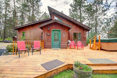 Popular Airbnb listing: Mission Mountain Getaway in Flathead Lake