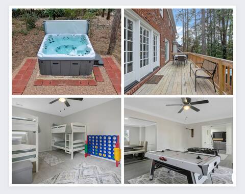 Spacious Family Oasis with Hot Tub, PingPong, Air