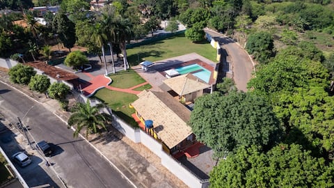 Recanto Jaó, Ranch-like-House-Pool-BBQ in Goiânia