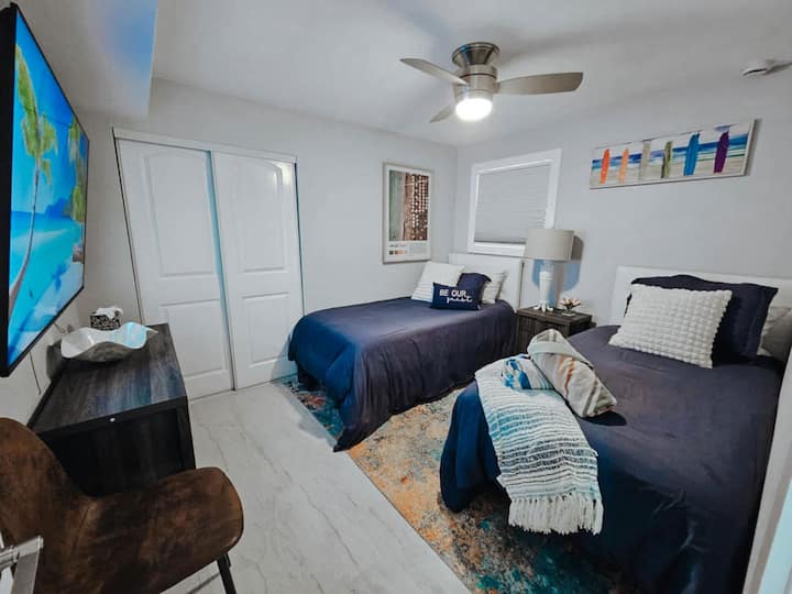 Druhá spálňa s dvoma samostatnými lôžkami. 