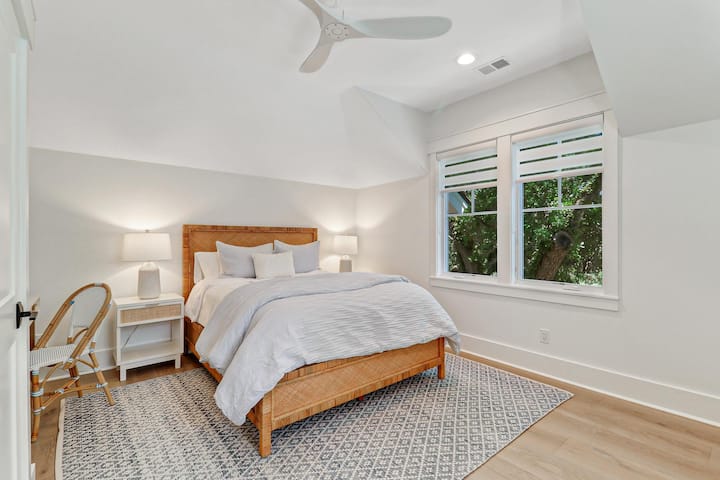 169 North Sea Pines Drive | Bedroom 4 - Queen Bed